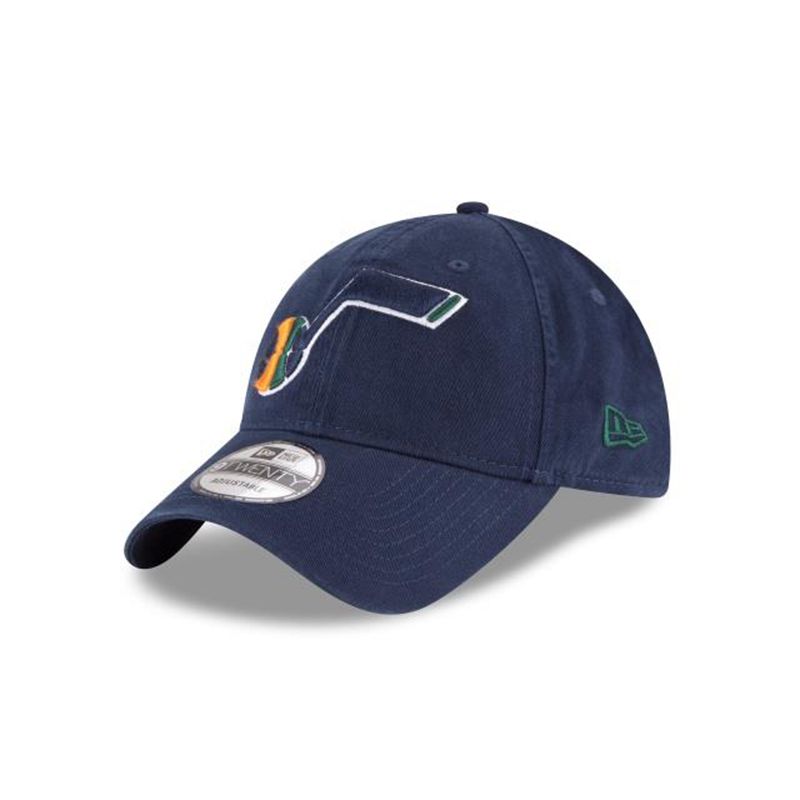 NBA Utah Jazz Core Classic 9Twenty Adjustable (KLX7643) - Blue New Era Caps